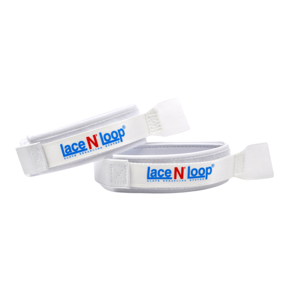 Lace n Loop Boxing Glove Strap Glove Straps Lace n Loop White
