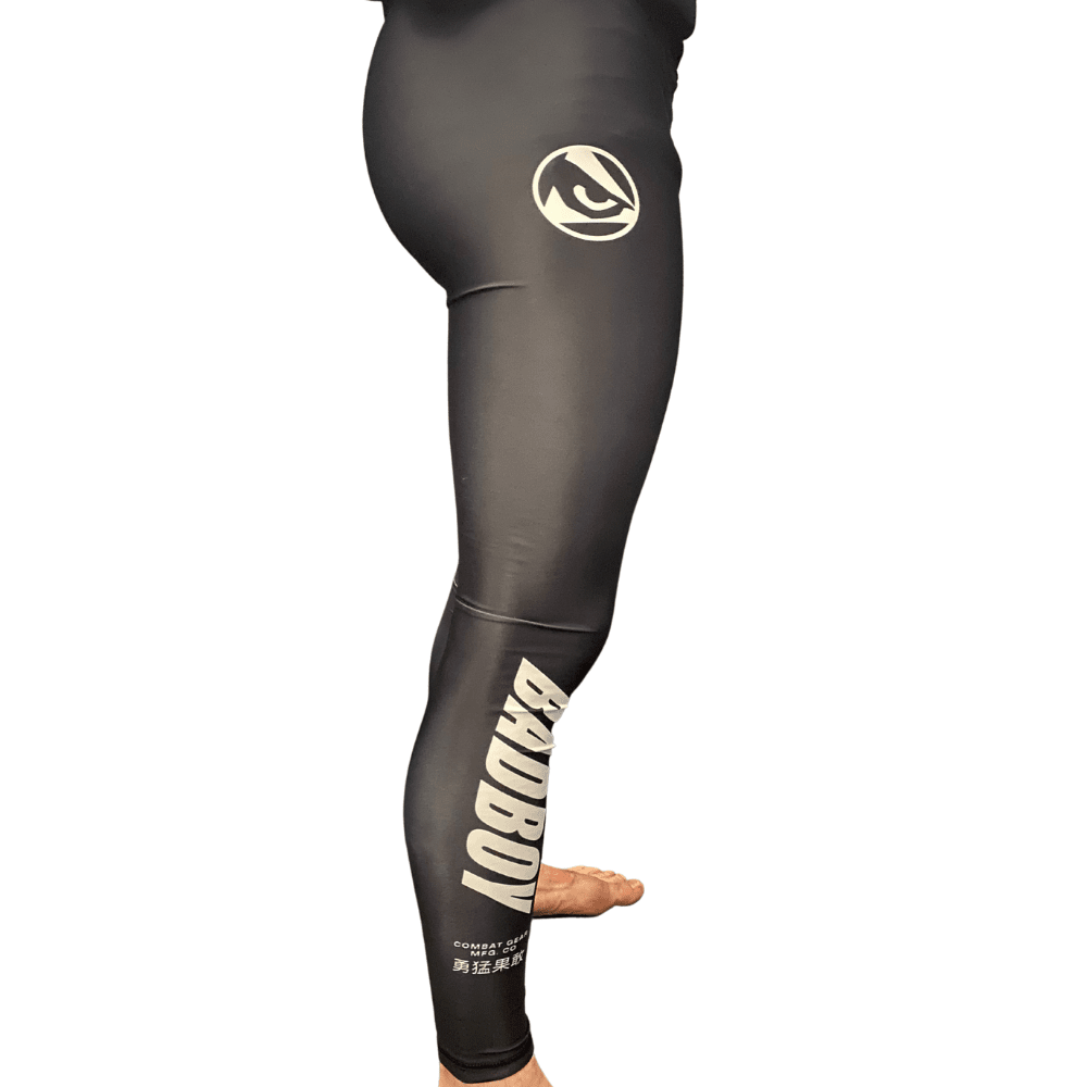 Bad Boy Eyecon Grappling Spats Spats Bad Boy Black X Small