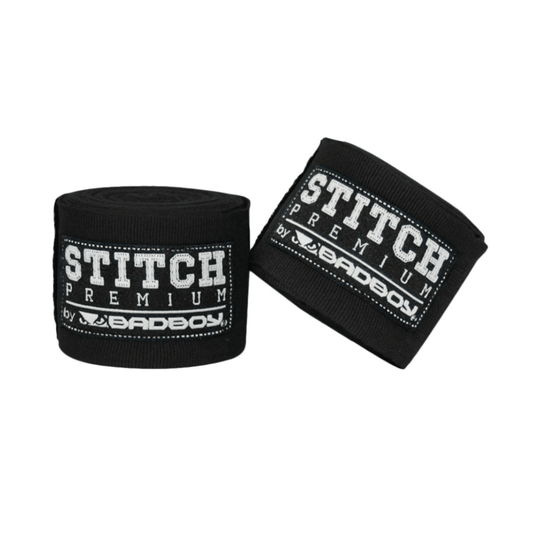 Bad Boy Stitch Premium 5m Hand Wraps Hand Wraps Bad Boy Black