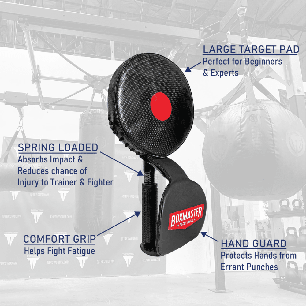 Boxmaster Combat Focus Mitts Punch Paddles Boxmaster