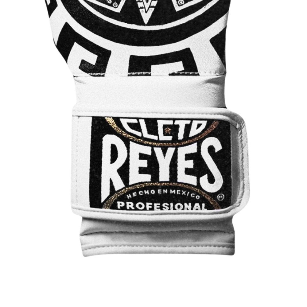 Cleto Reyes Aztec Calendar Boxing Gloves Black/White