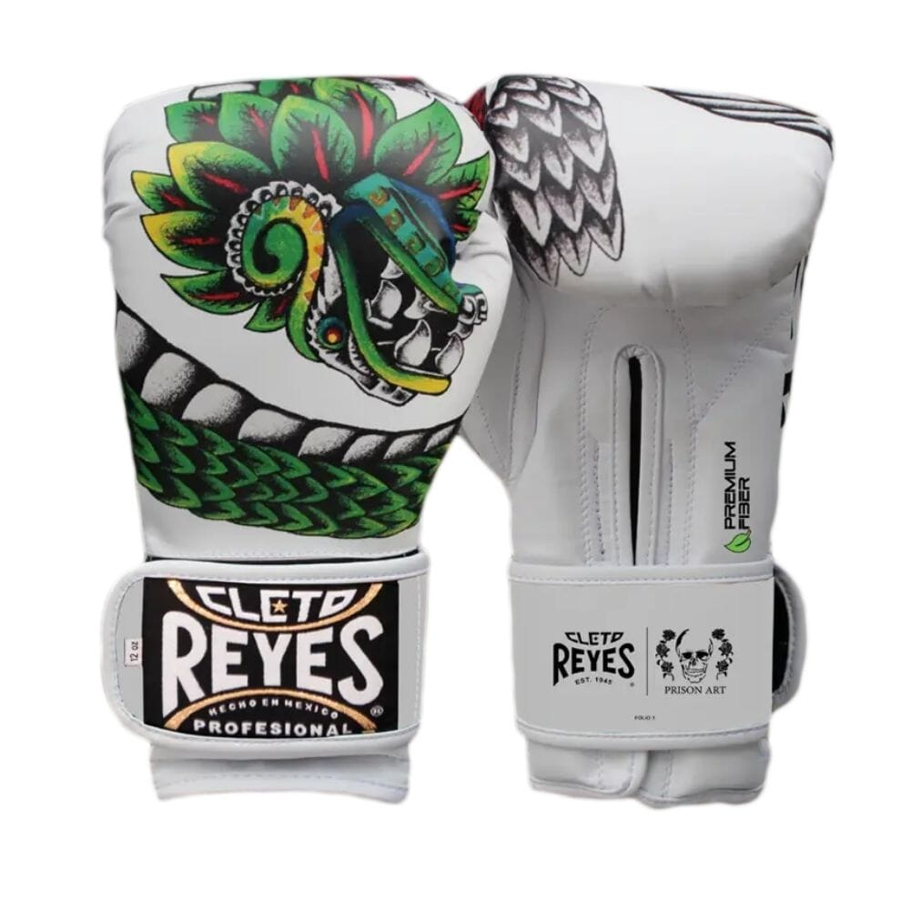 Cleto Reyes Quetzalcoatl Boxing Gloves White/Green