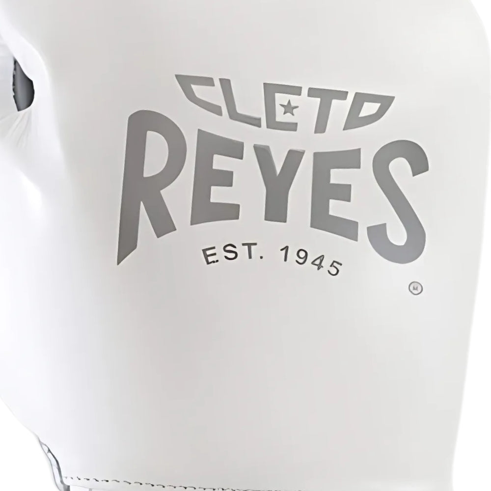Cleto Reyes Silver Storm Boxing Gloves White/Silver