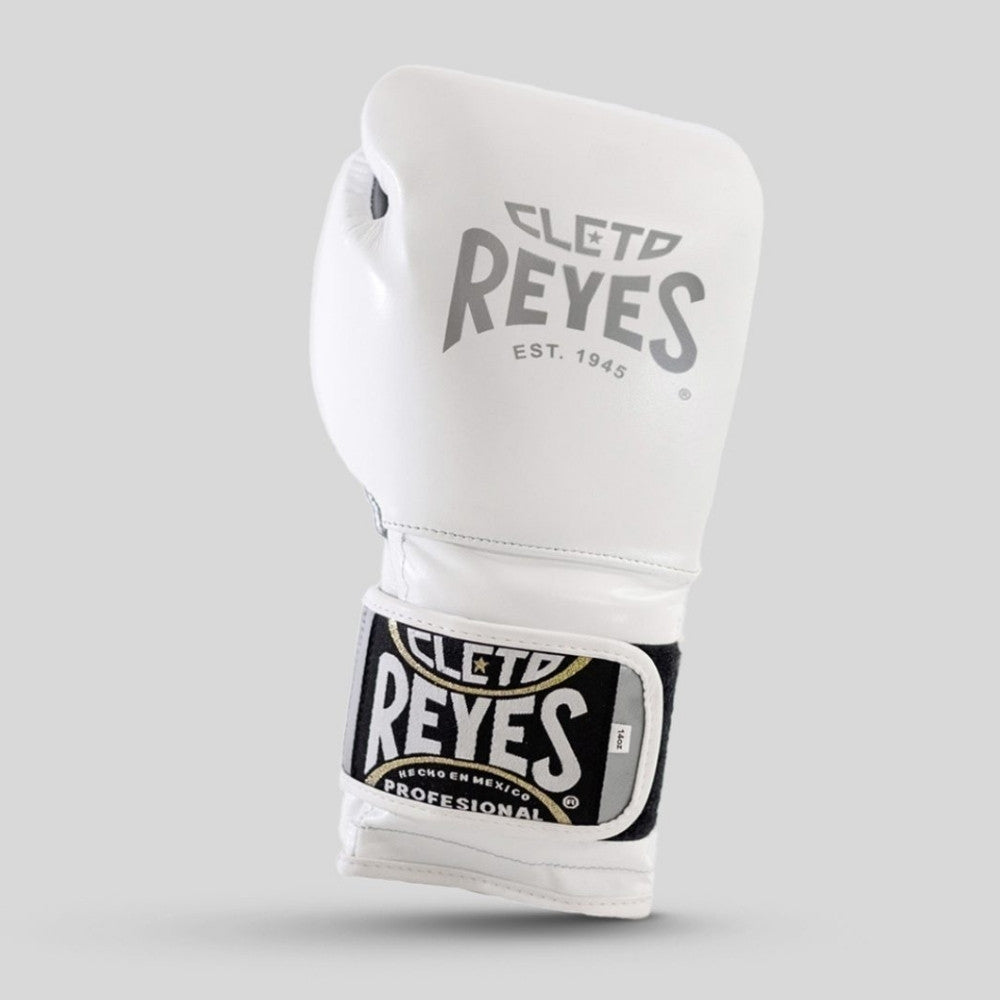 Cleto Reyes Silver Storm Boxing Gloves White/Silver