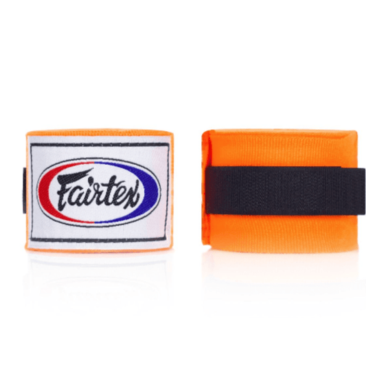 Fairtex HW2 Cotton Hand Wraps Hand Wraps Fairtex Orange