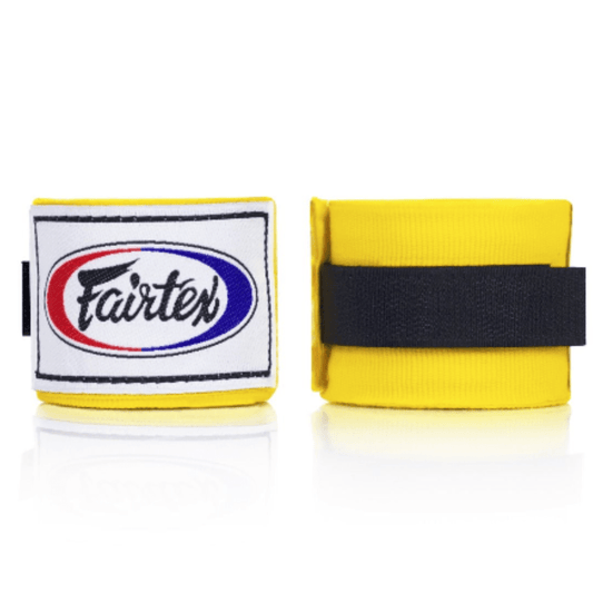 Fairtex HW2 Cotton Hand Wraps Hand Wraps Fairtex Yellow