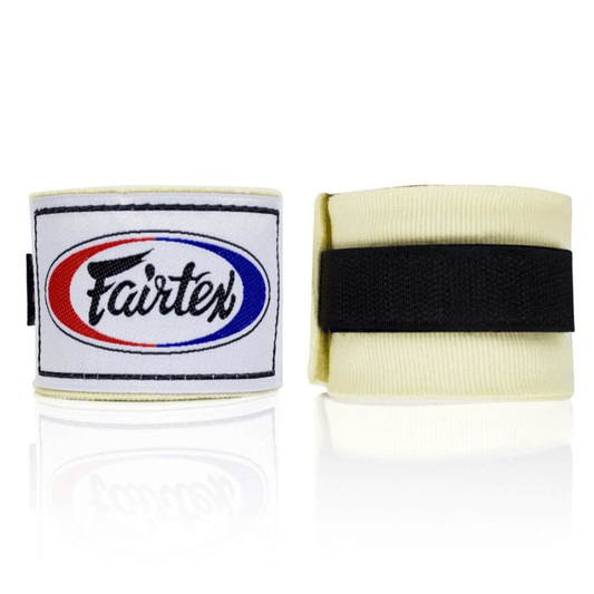 Fairtex HW2 Cotton Hand Wraps Hand Wraps Fairtex White