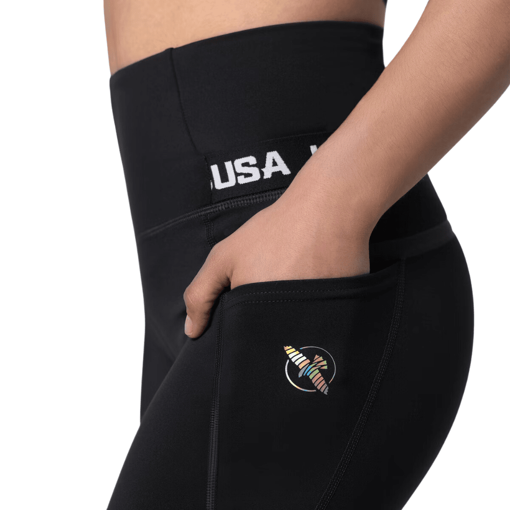Hayabusa Womens High Rise 3/4 Leggings Spats Hayabusa