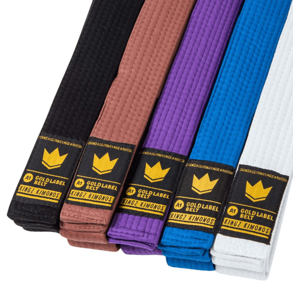 Kingz Gold Label V2 Jiu Jitsu Belts BJJ Belts Kingz