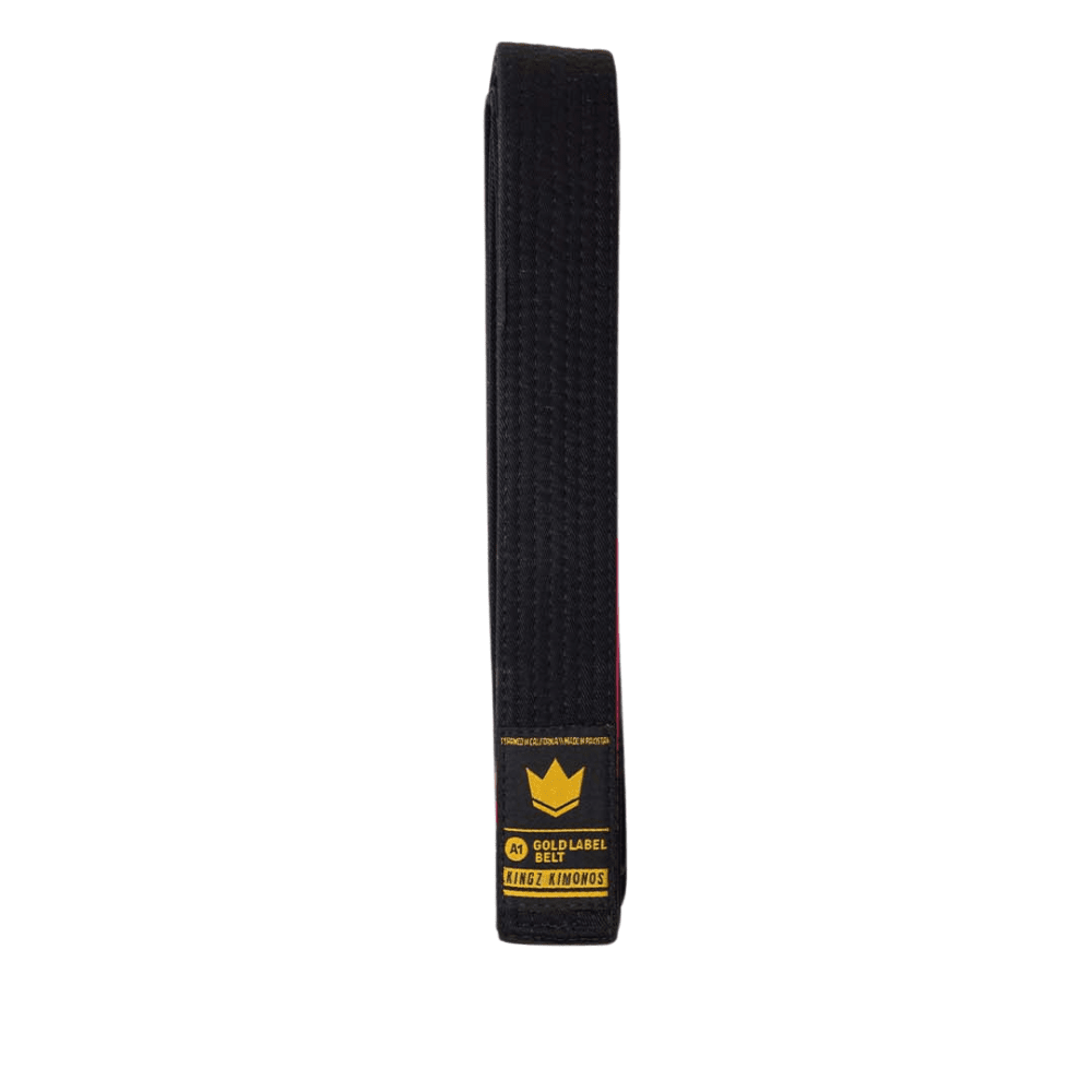 Kingz Gold Label V2 Jiu Jitsu Belts BJJ Belts Kingz Black A0