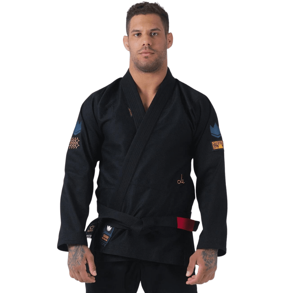 Kingz Mens Legends Never Die Gi BJJ Gi Men Kingz Black A1