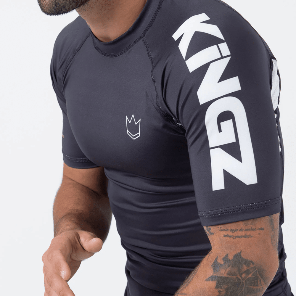 Kingz Ranked Performance V2 Short Sleeve Rashguard Rashguards Kingz