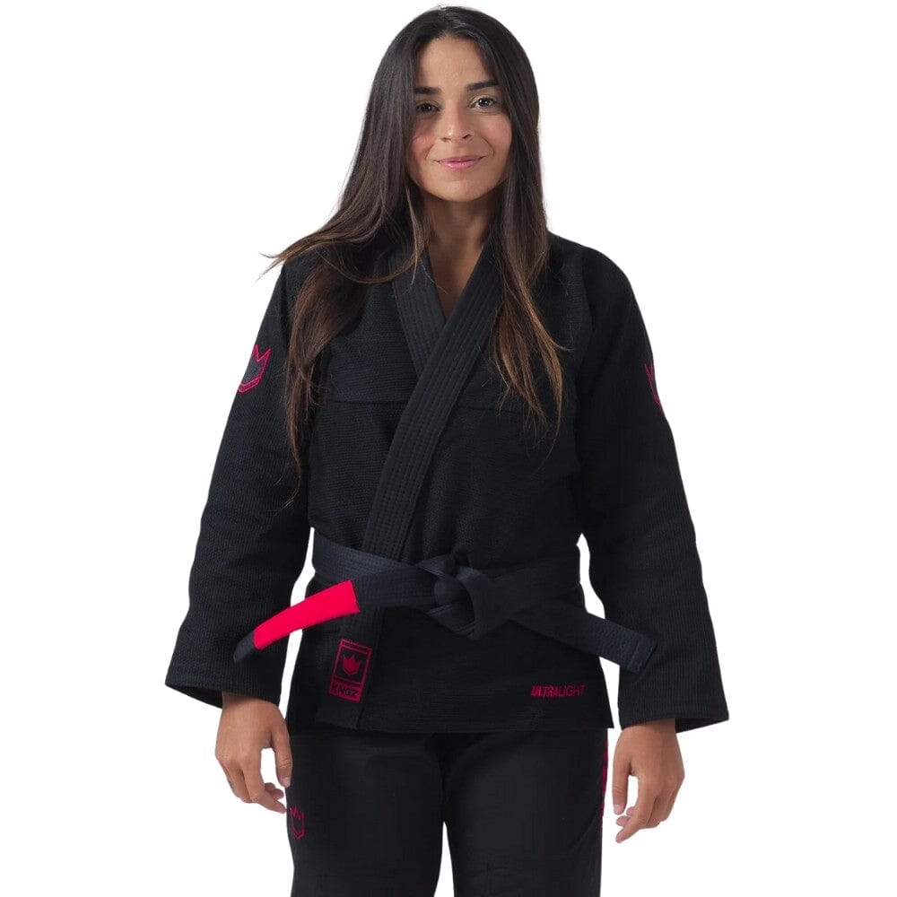 Kingz Womens Ultralight 2.0 Jiu Jitsu Gi Black