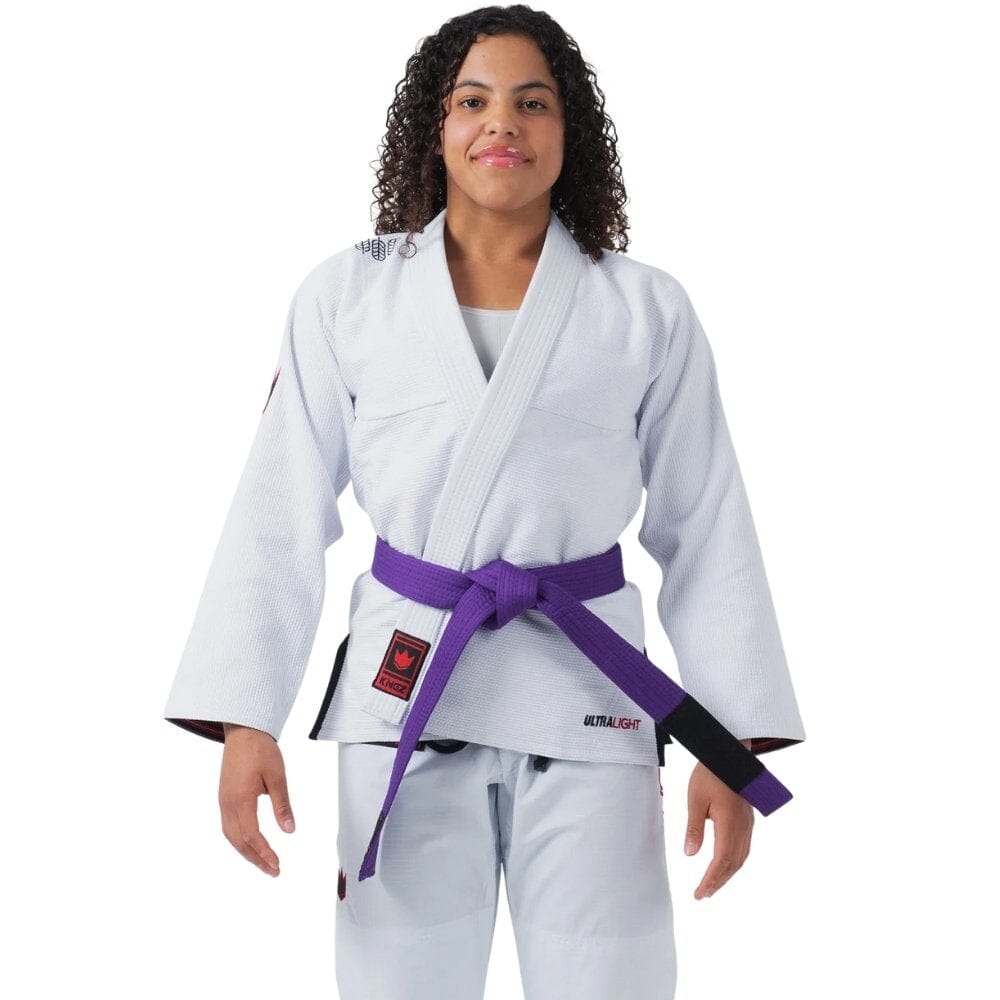 Kingz Womens Ultralight 2.0 Jiu Jitsu Gi White