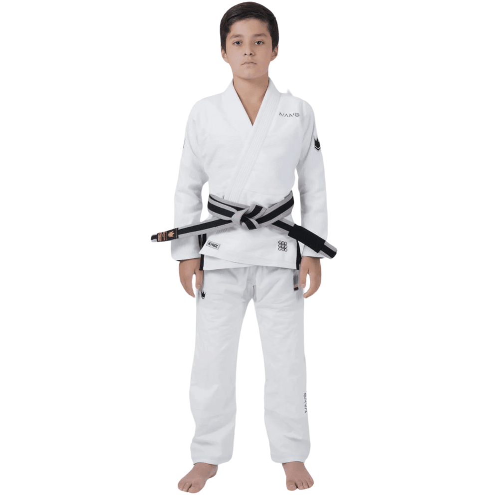 Kingz Youth Nano 3.0 Gi BJJ Gi Youth Kingz White M0000