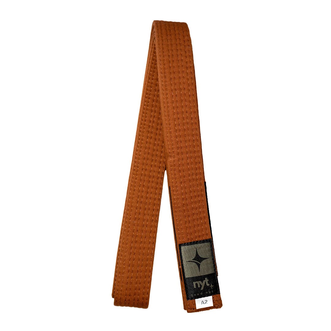 NYT Staple Series BJJ GI Belts BJJ Belts NYT Brown A0