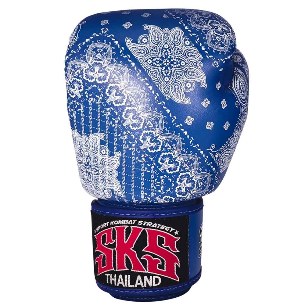 SKS Bandana Muay Thai Gloves Blue
