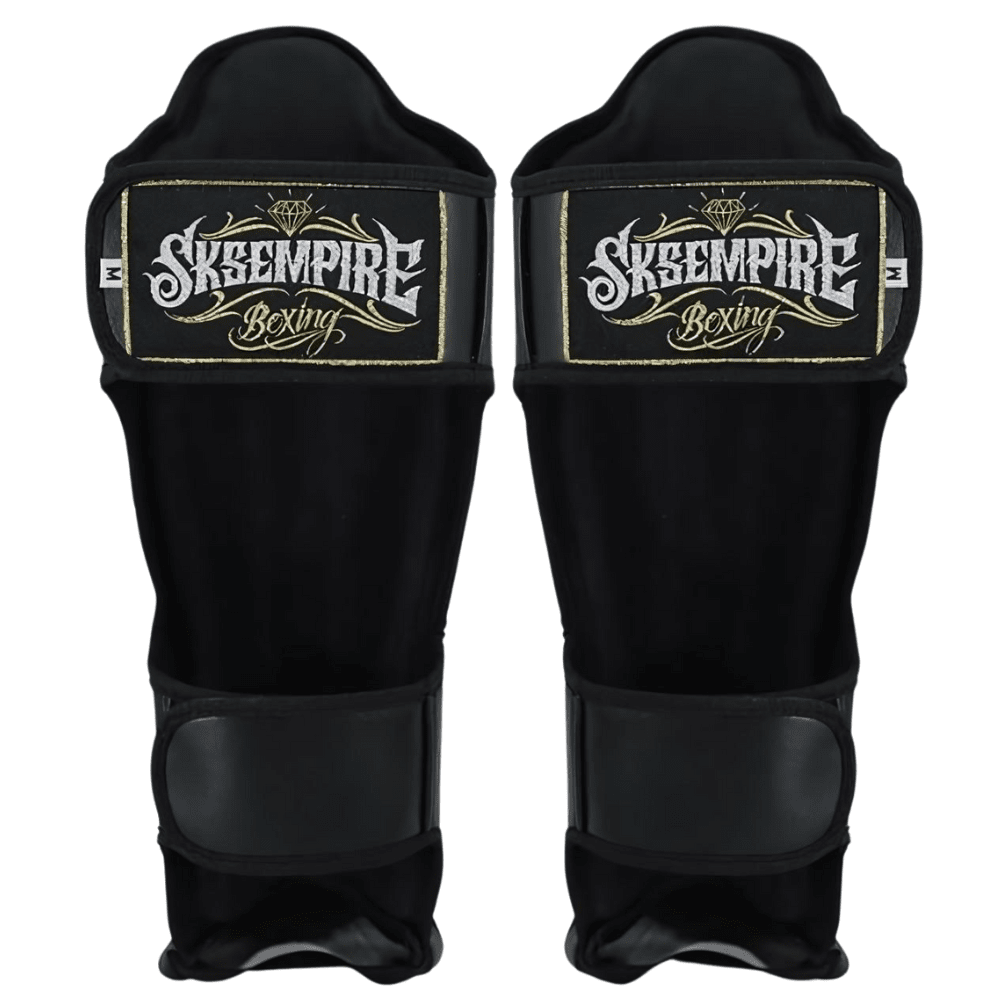 SKS Black Sakyant Muay Thai Shin Guards Shin Guards SKS
