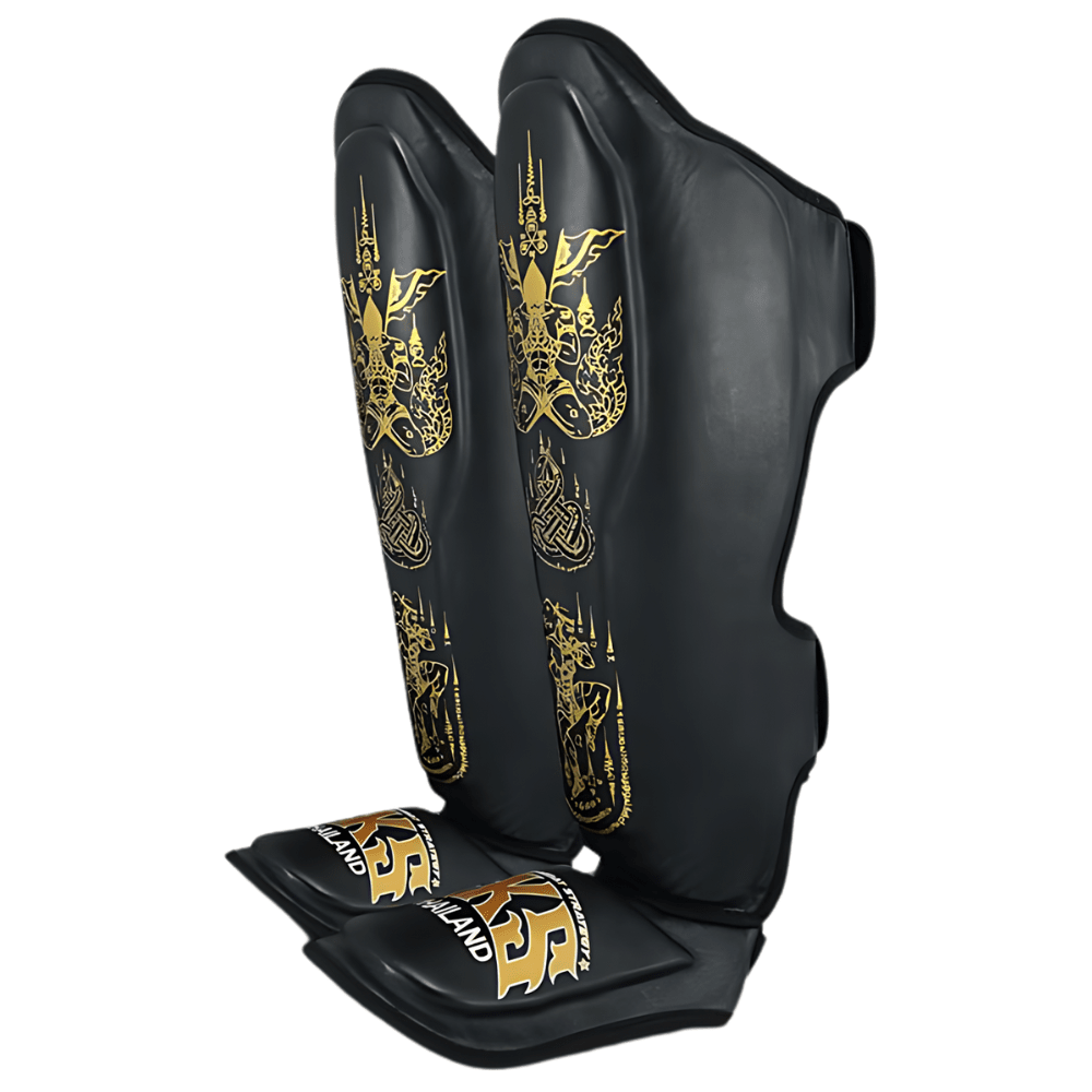 SKS Black Sakyant Muay Thai Shin Guards Shin Guards SKS