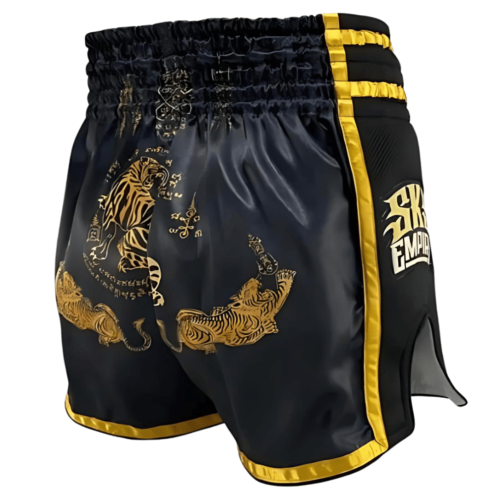 SKS Black Sakyant Muay Thai Shorts Muay Thai Shorts SKS