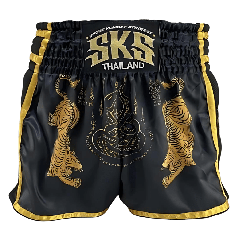 SKS Black Sakyant Muay Thai Shorts Muay Thai Shorts SKS Small