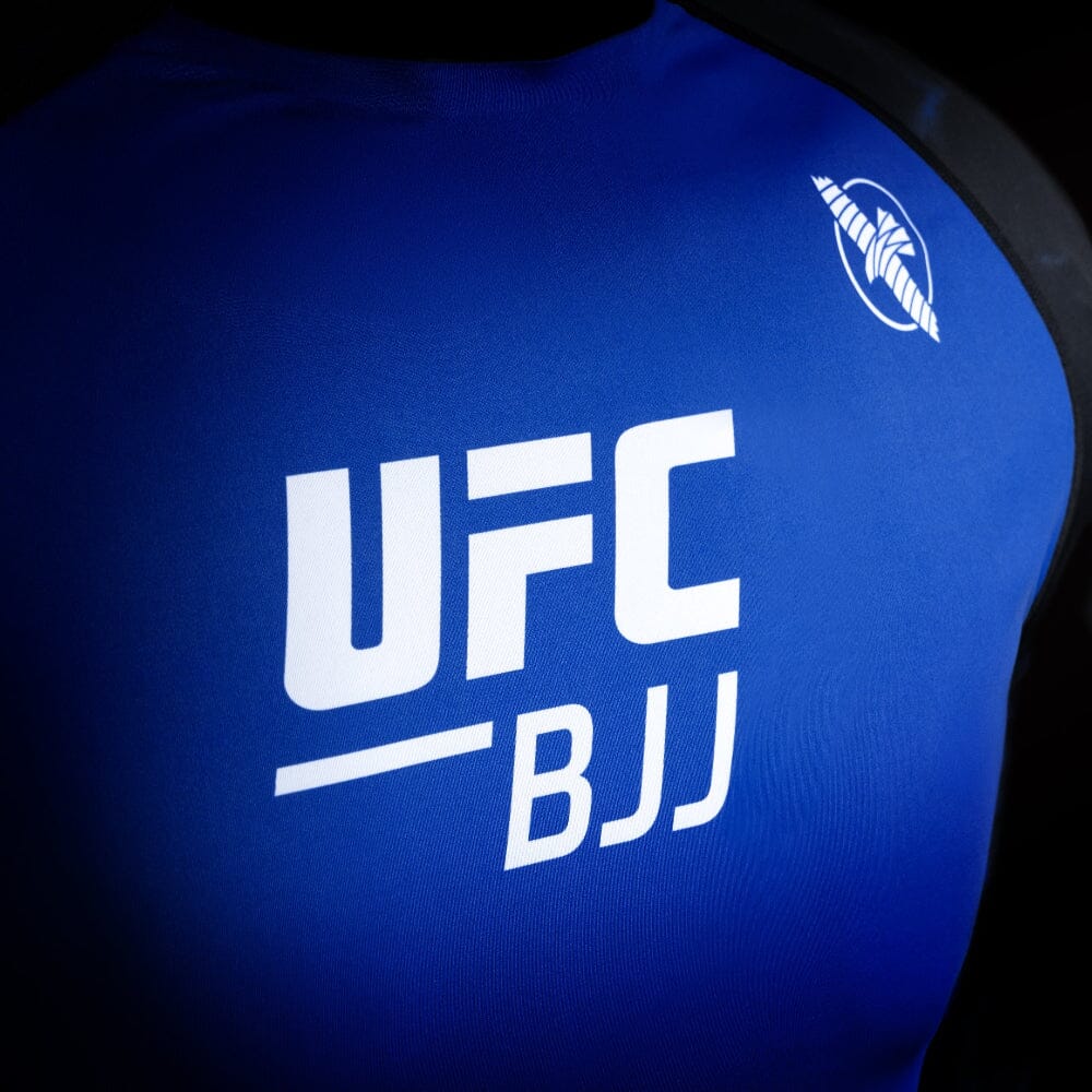 Hayabusa UFC BJJ Short Sleeve Rashguard Blue