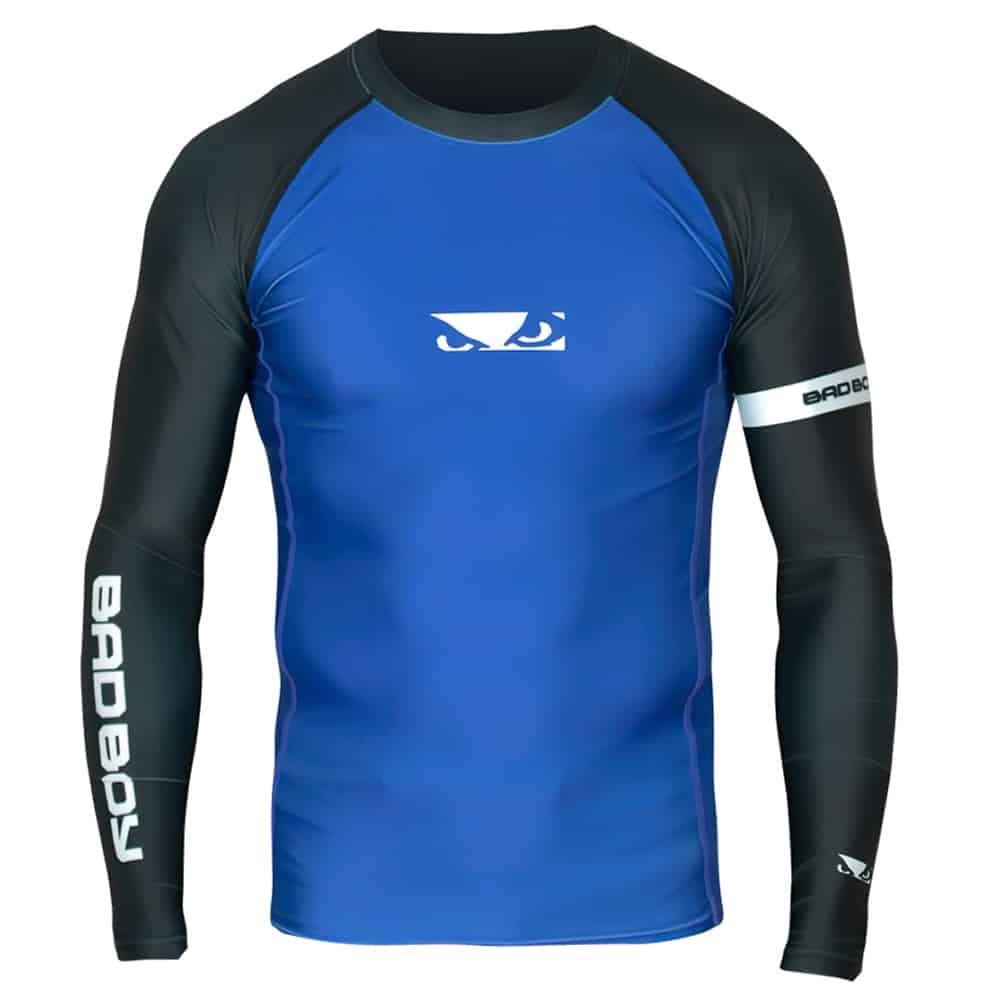 Bad Boy Oss Grappling Long Sleeve Rashguard Rashguards Bad Boy Blue X Small