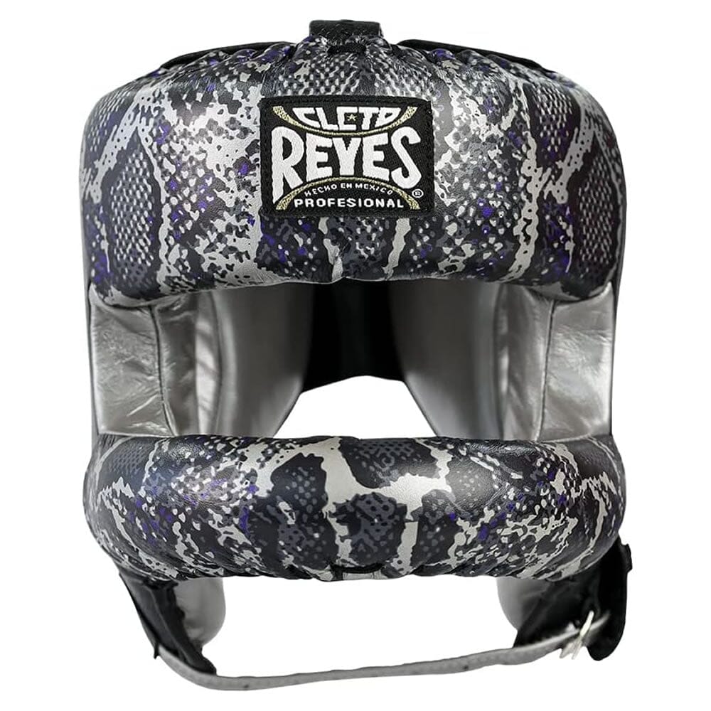 Cleto Reyes Steel Snake Redesigned Headgear Head Guards Cleto Reyes Silver/Black One Size