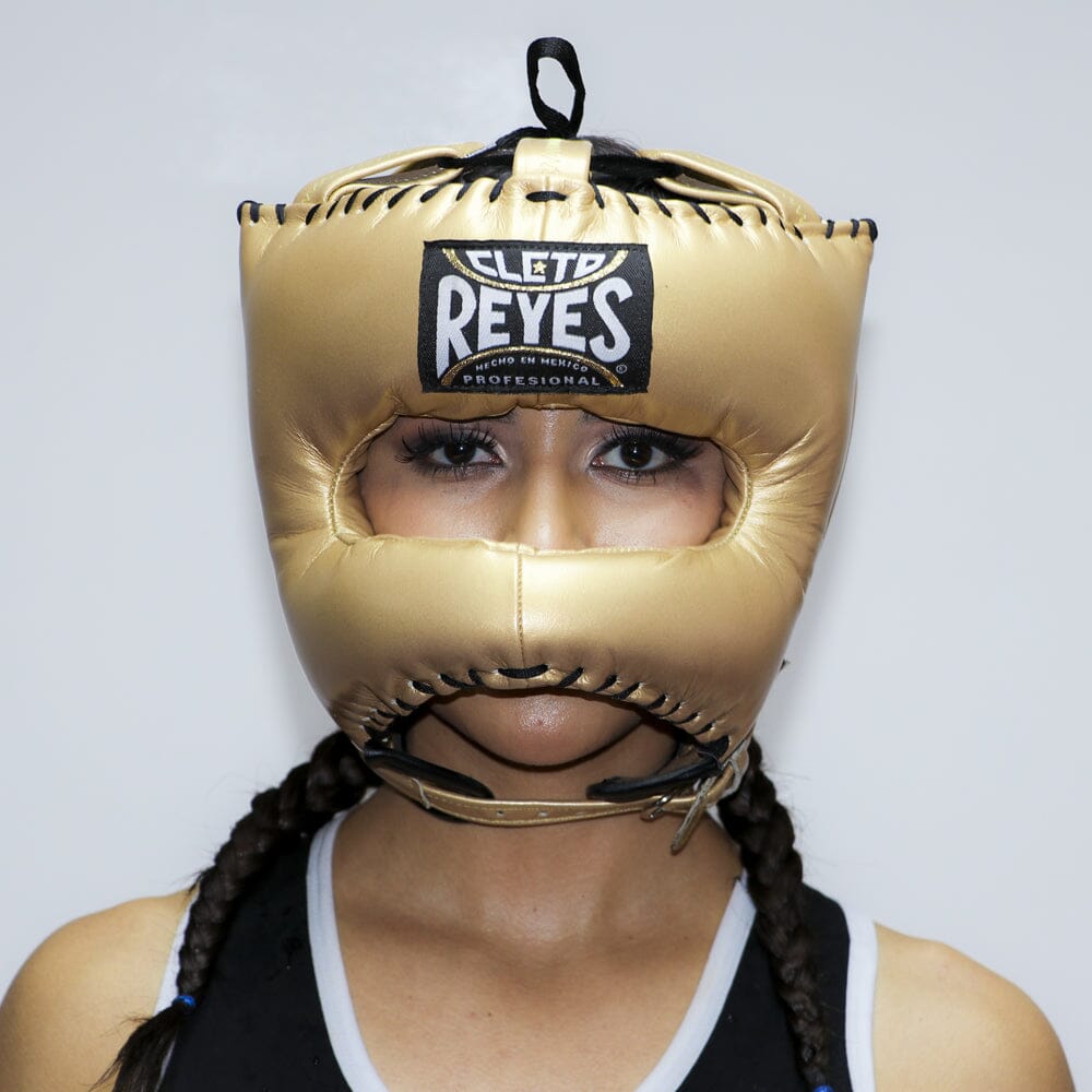 Cleto Reyes Traditional Headgear with Nylon Face Bar Head Guards Cleto Reyes
