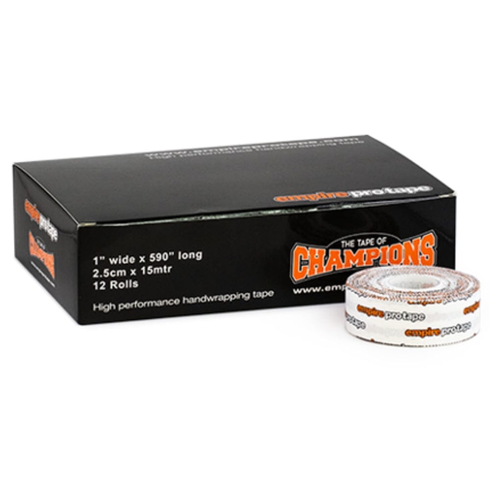 Empire Pro Tape 2.5cm x 13mtr (12 Roll Box) Boxing Tape Empire Pro Tape White 12 Rolls