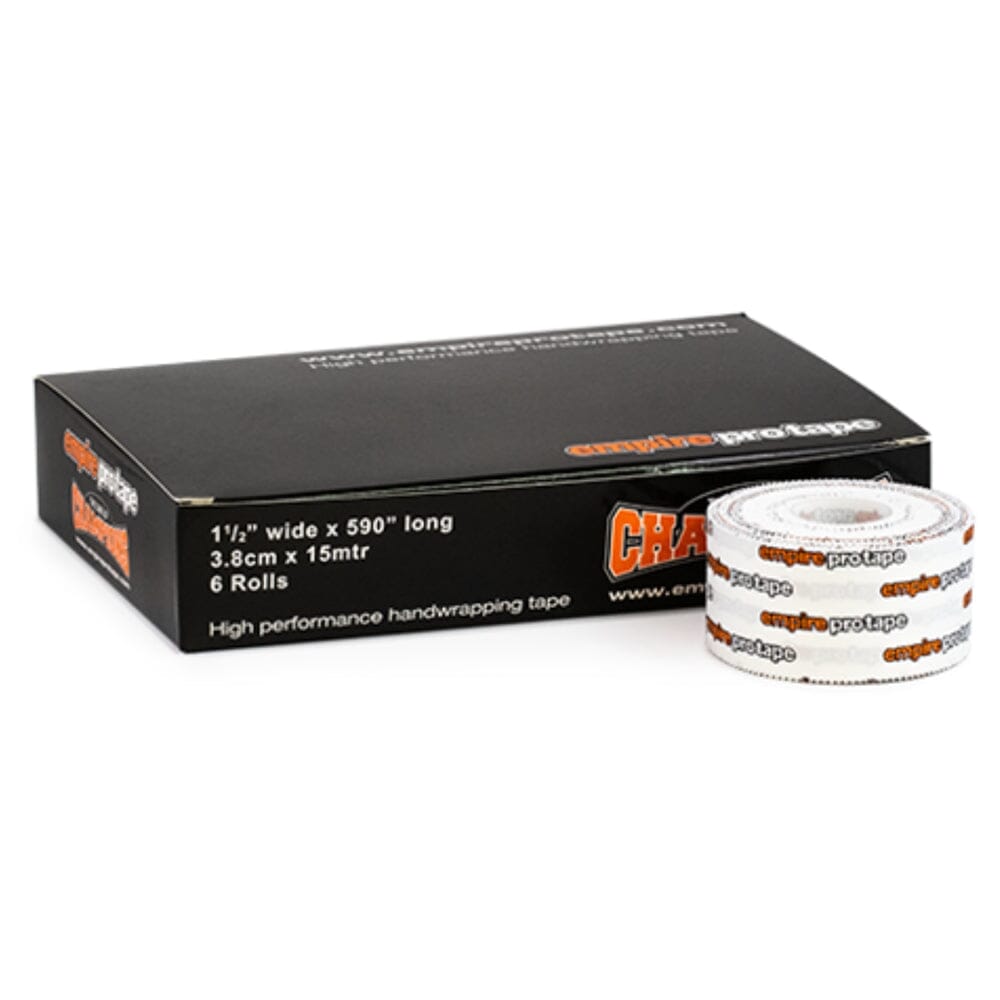 Empire Pro Tape 3.8cm x 13mtr (6 Roll Box) Boxing Tape Empire Pro Tape White 6 Rolls