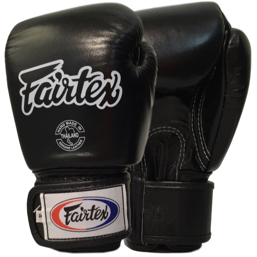 Fairtex Youth BGV1 Muay Thai Boxing Gloves Muay Thai Gloves Fairtex Black 4oz