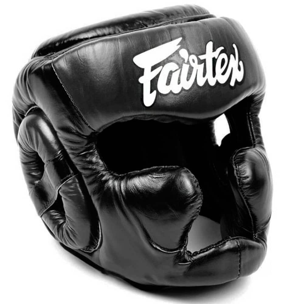 Fairtex HG13 Extra Vision Lace Up Head Guard Head Guards Fairtex
