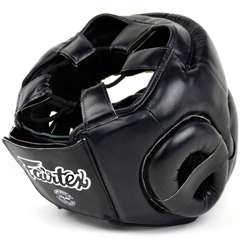Fairtex HG13 Extra Vision Lace Up Head Guard Head Guards Fairtex
