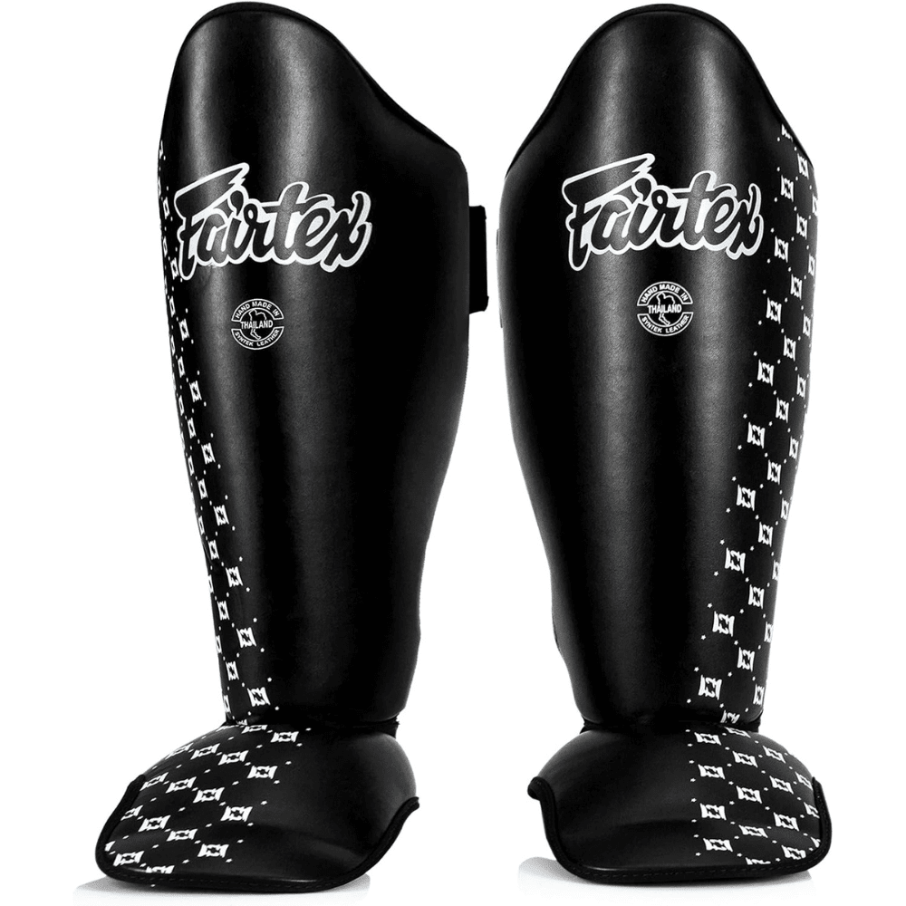 Fairtex SP5 Competition Muay Thai Shin Guards Shin Guards Fairtex Black Small