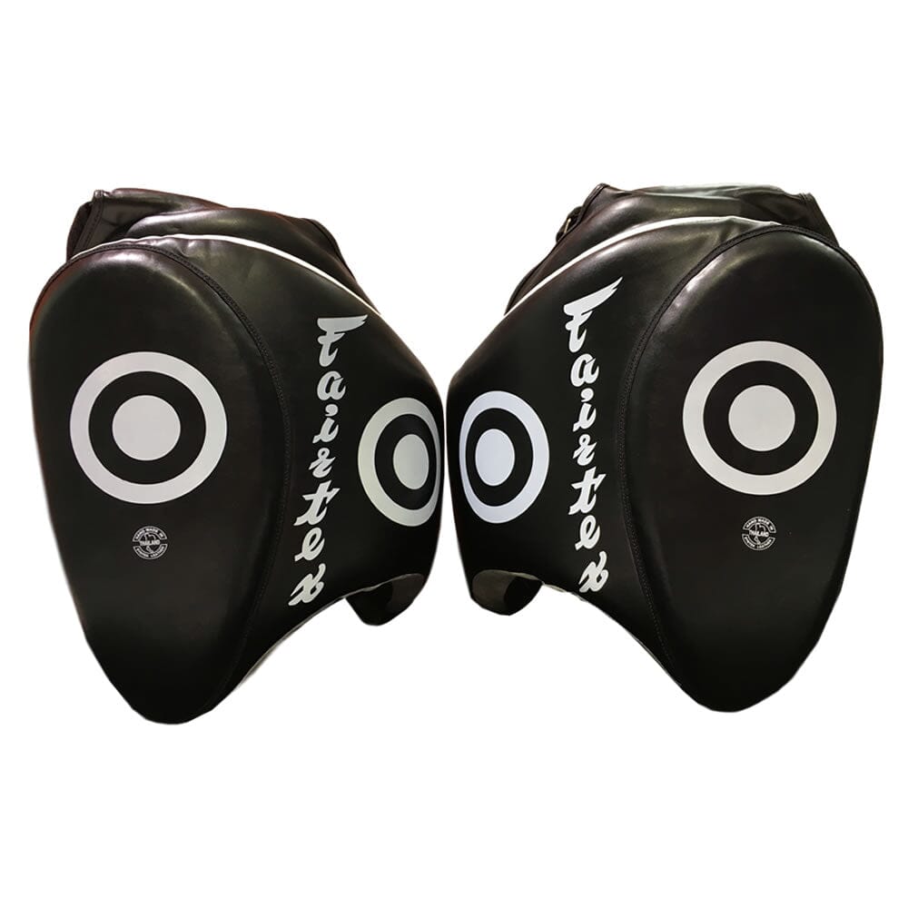 Fairtex TP3 Deluxe Thigh Pads Kick Shields Fairtex Black