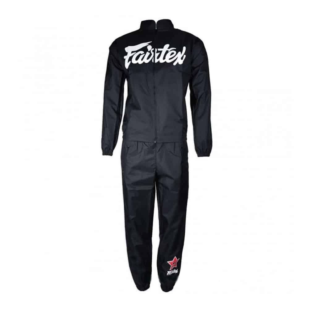 Fairtex VS2 Vinyl Sweat Suit Sauna Suits Fairtex Black Small