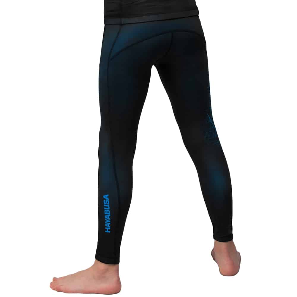 Hayabusa Geo Youth Compression Pants Blue