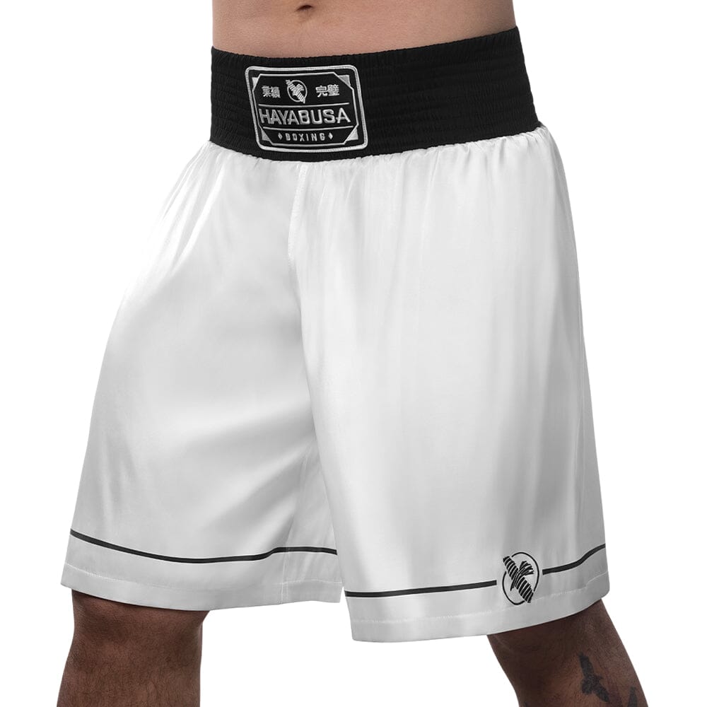 Hayabusa Pro Boxing Shorts Boxing Shorts Hayabusa White Small