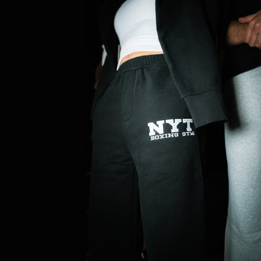 NYT Wide Leg Sweat Pants Black