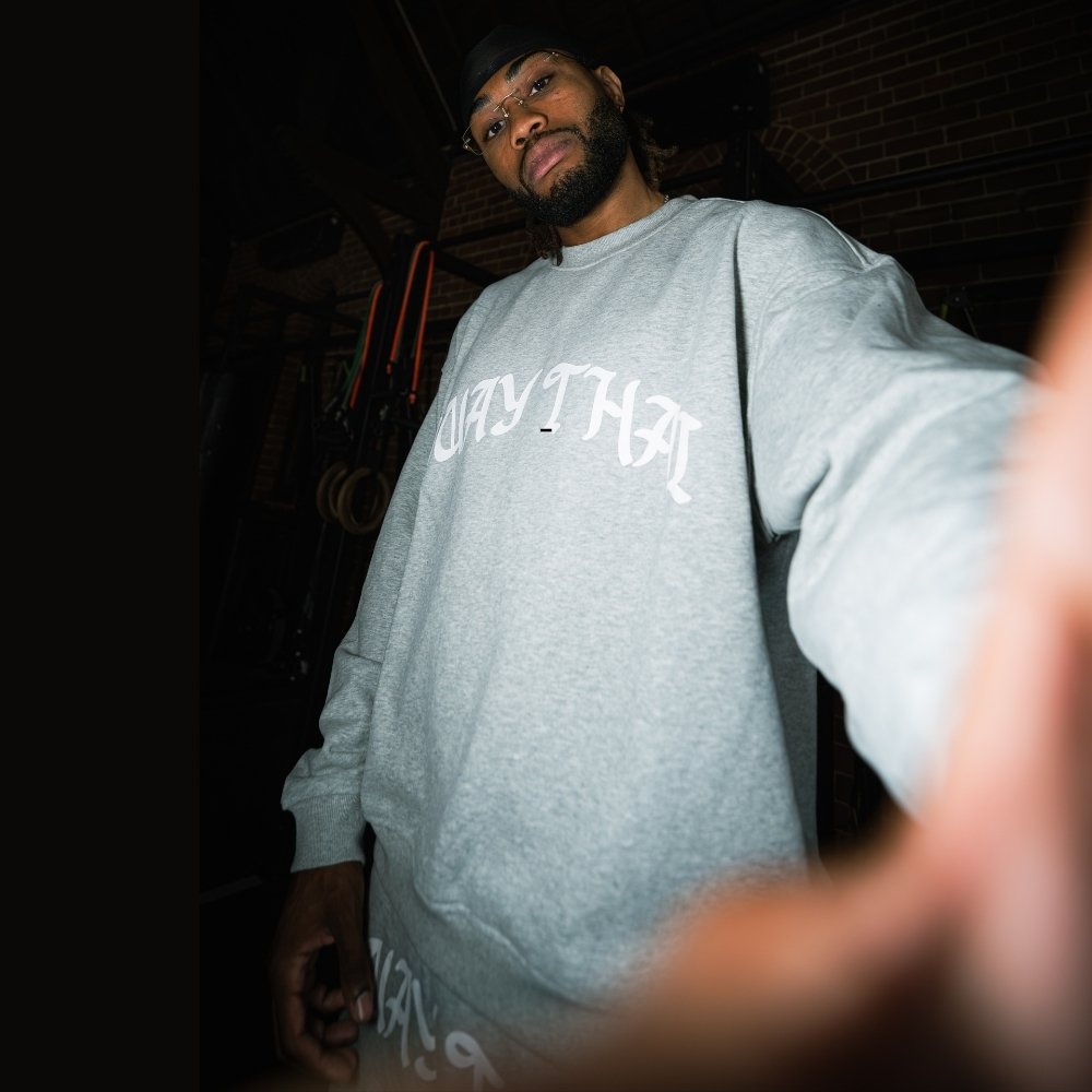 NYT Muay Thai Premium Crew Neck Grey