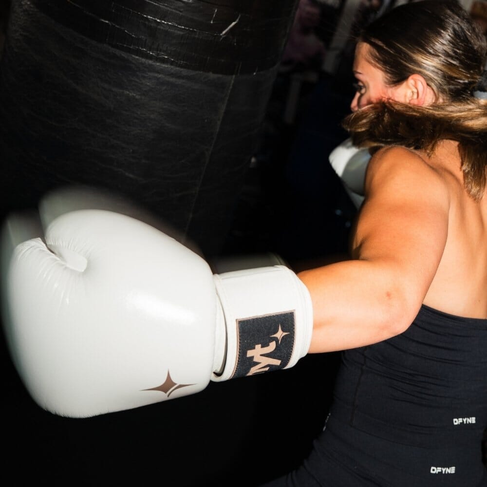 NYT Muay Thai Boxing Gloves White Muay Thai Gloves NYT