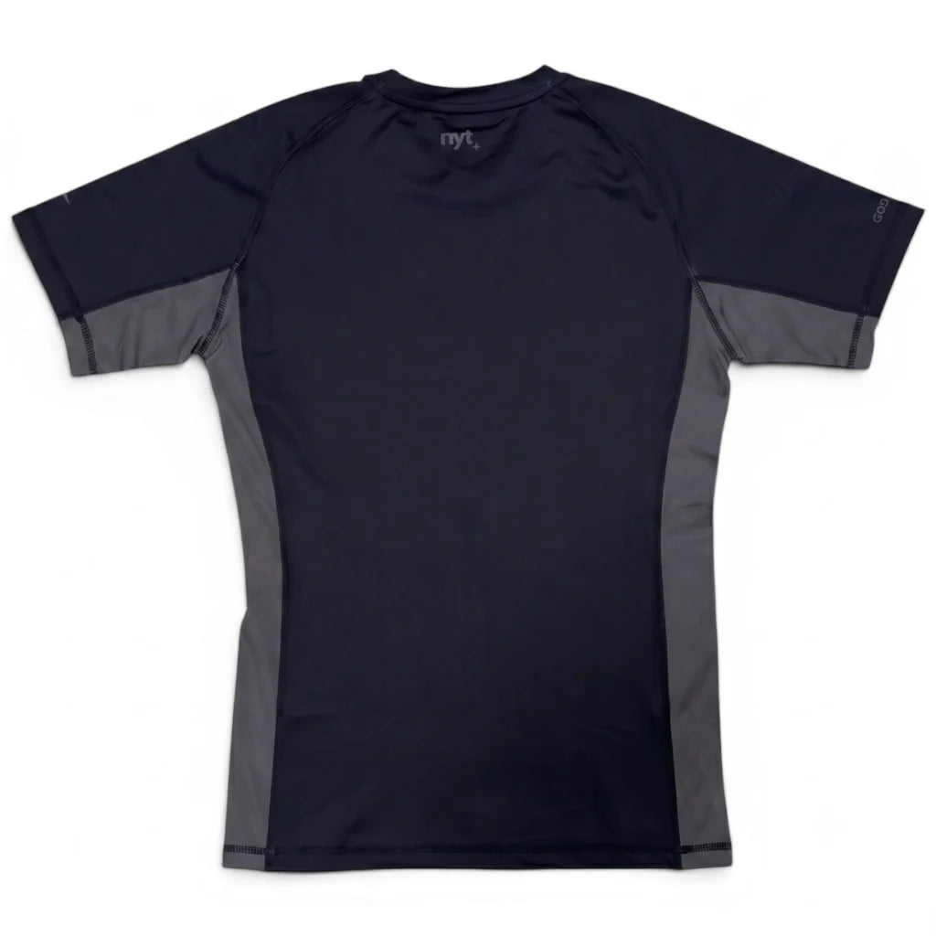 NYT Staple Series Short Sleeve Rashguard Black/Smoke