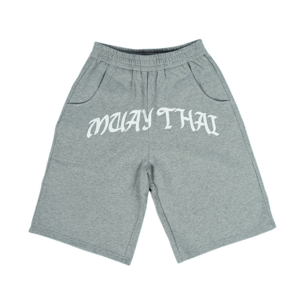 NYT Muay Thai Sweat Shorts Grey