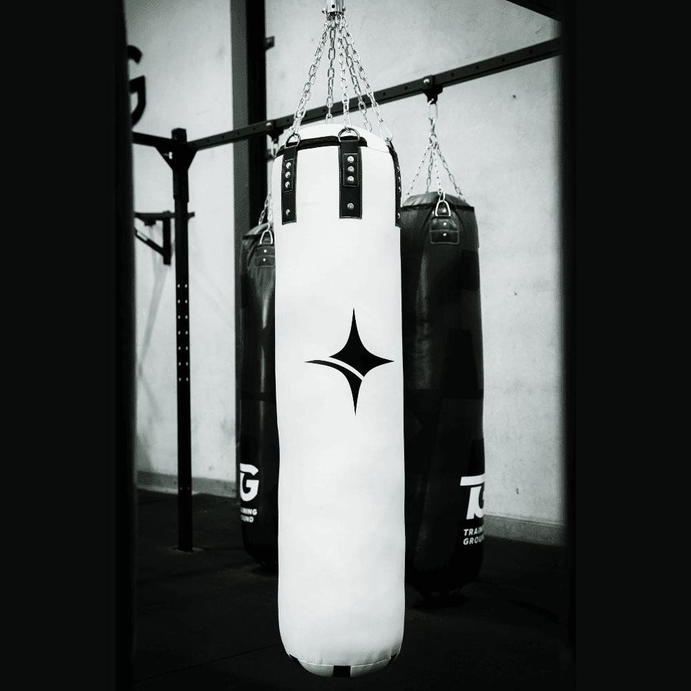 NYT 5ft Microfiber Oversize Heavy Bag White Heavy Bags NYT White/Black 5ft