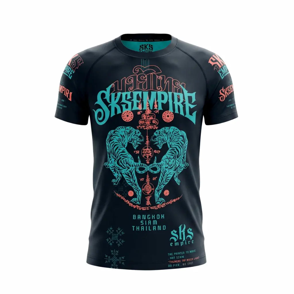 SKS Tiger Stickerbomb T-Shirt Black