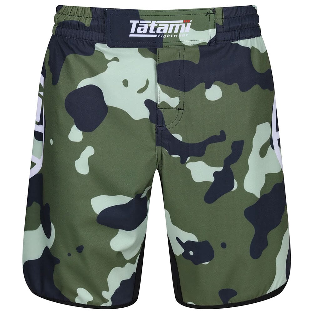 Tatami MTP Fight Shorts BJJ Shorts Tatami Fightwear Green Camo Small