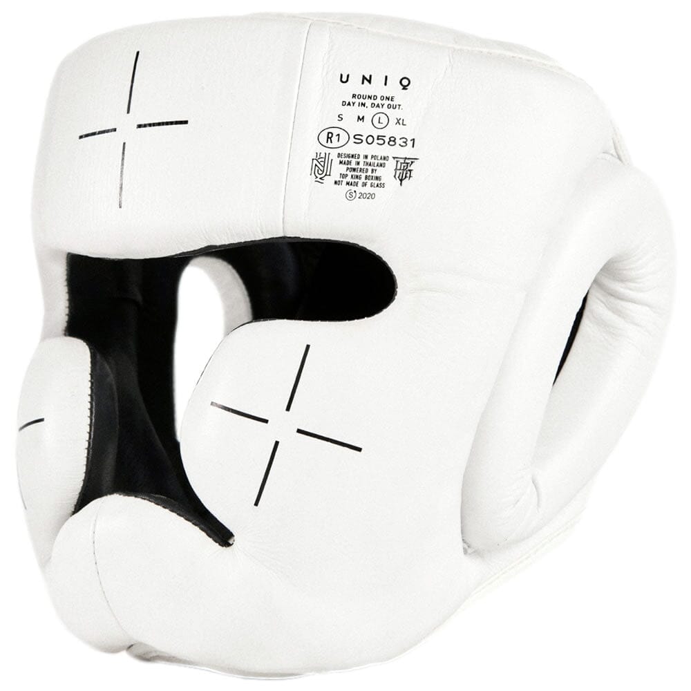 UNIQ Full Coverage Technical Boxing Head Guard Head Guards UNIQ Technical White Medium