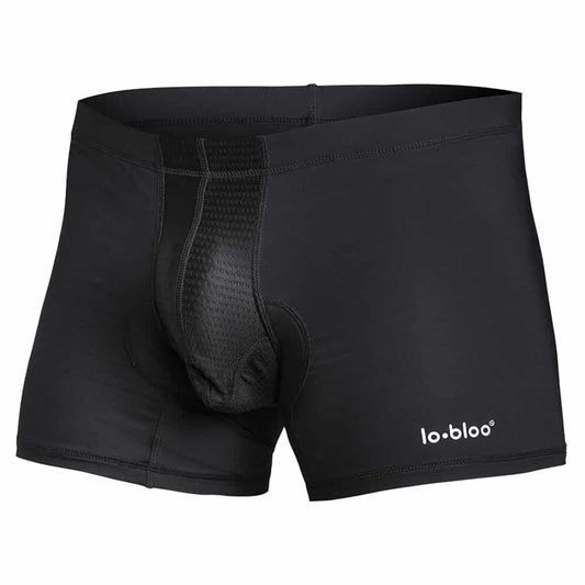 lobloo Underwear Supporter Black Front Side