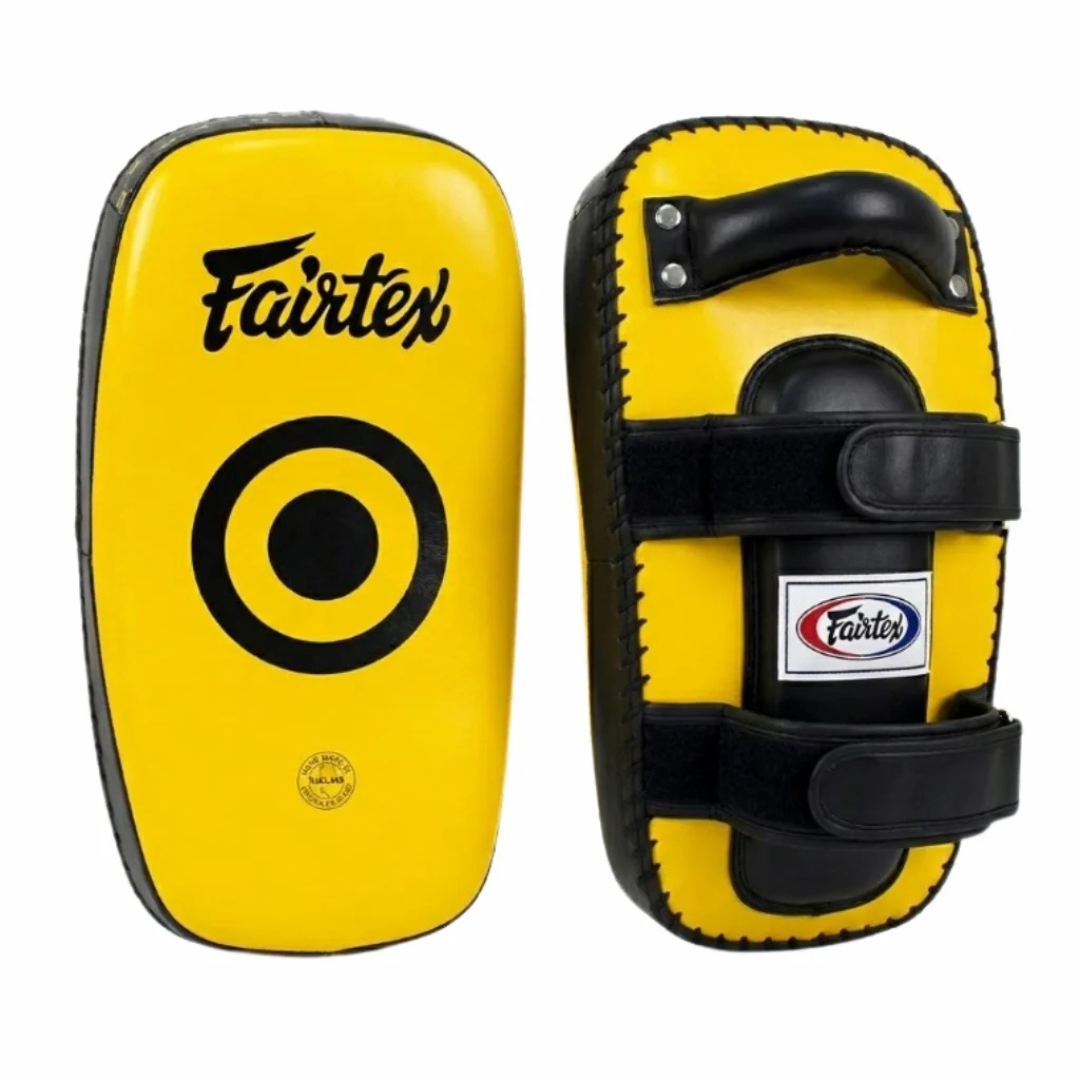 Fairtex KPLC5 Standard Thai Pads Gold/Black